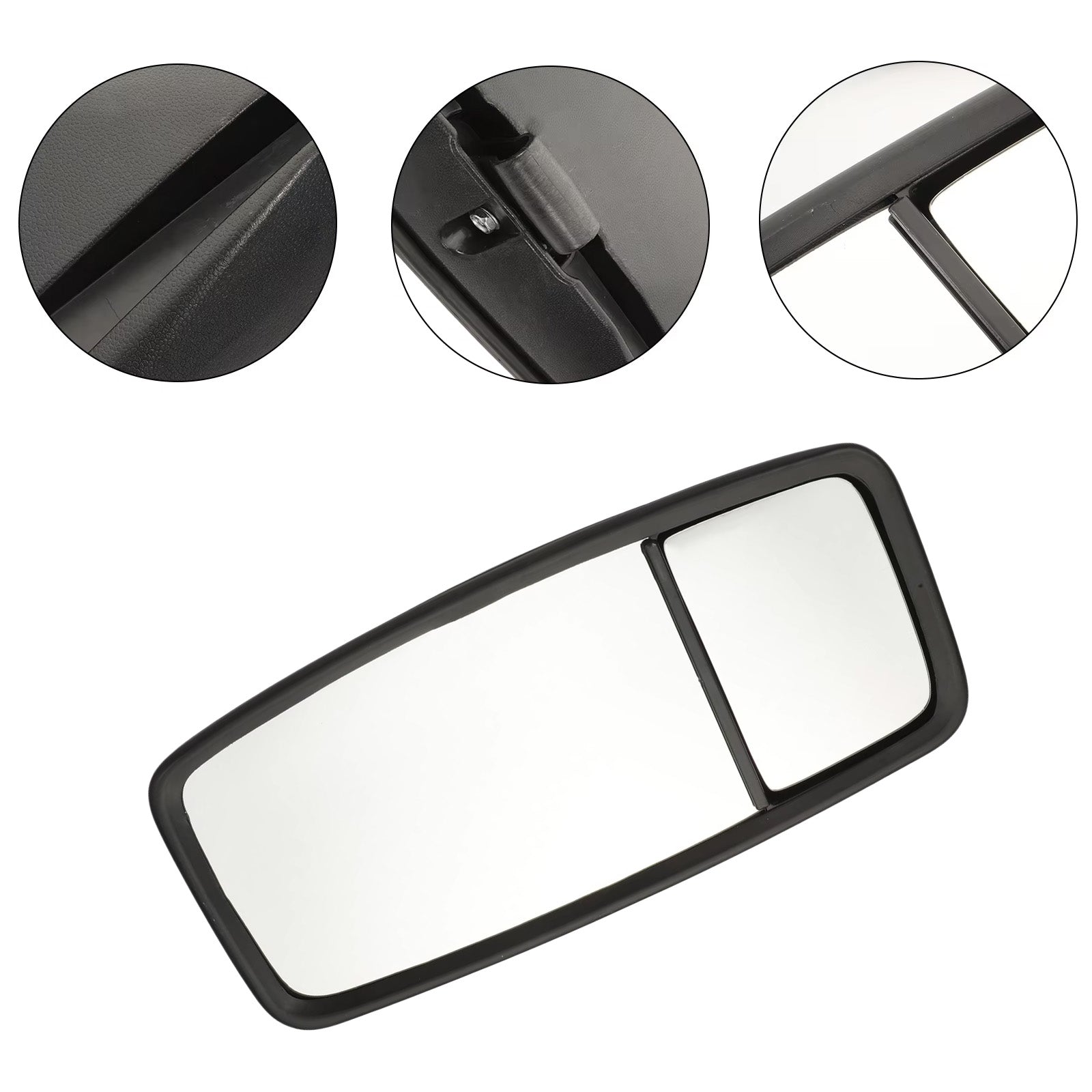 1 Pair Side Mirror Left + Right Suitable for Isuzu N-Series Flat With Spotter