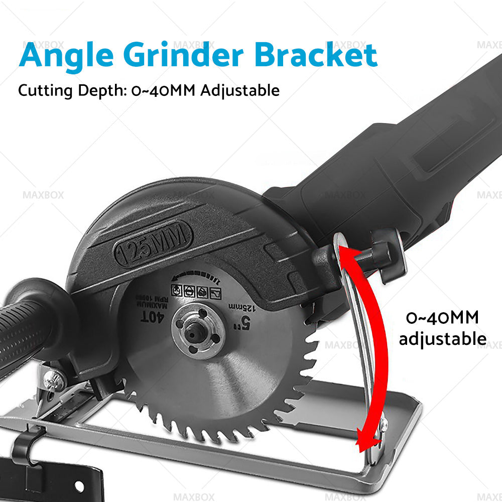 Iron Angle Grinder Stand Bracket Angle Cutting for 100-125mm Angle Grinder