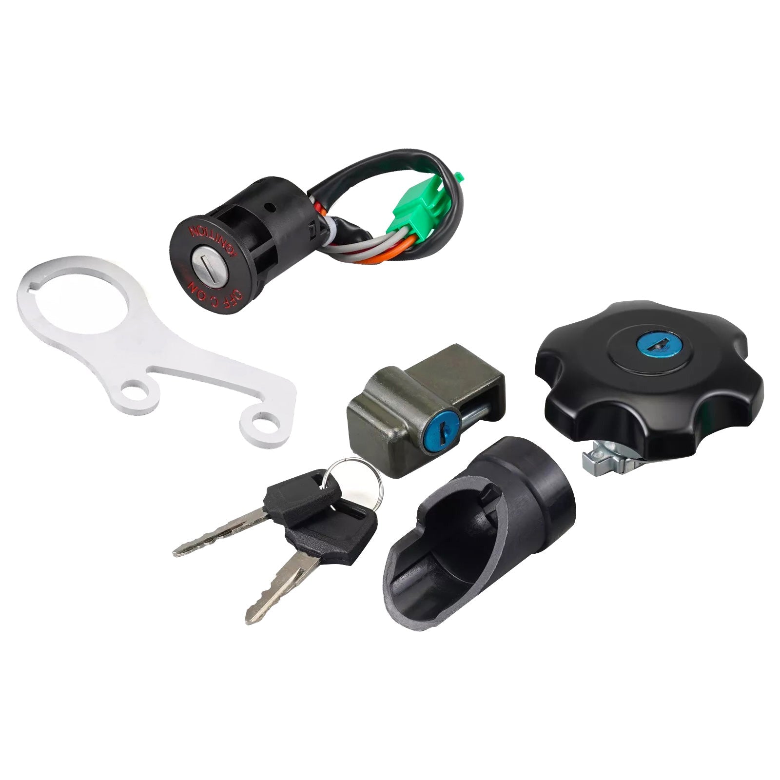 Ignition Key Switch Fuel Lock Set Suitable for Suzuki DRZ400 DRZ400SM DRZ400S