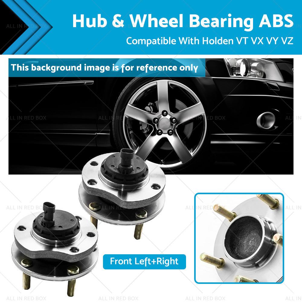 LHRH Front Wheel Bearing Hubs ABS Suitable For Holden Commodore VT-II VY VX VZ