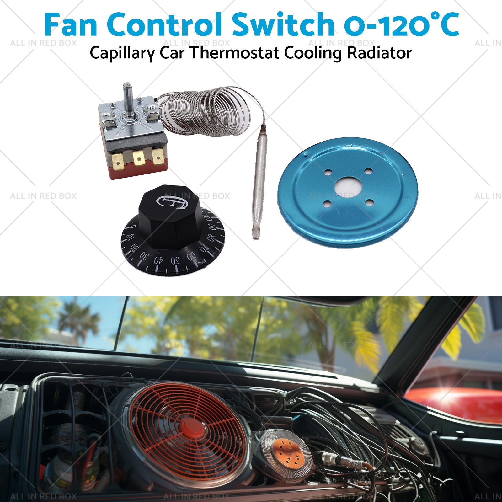 Fan Control Switch Suitablefor Capillary Car Thermostat Cooling Radiator