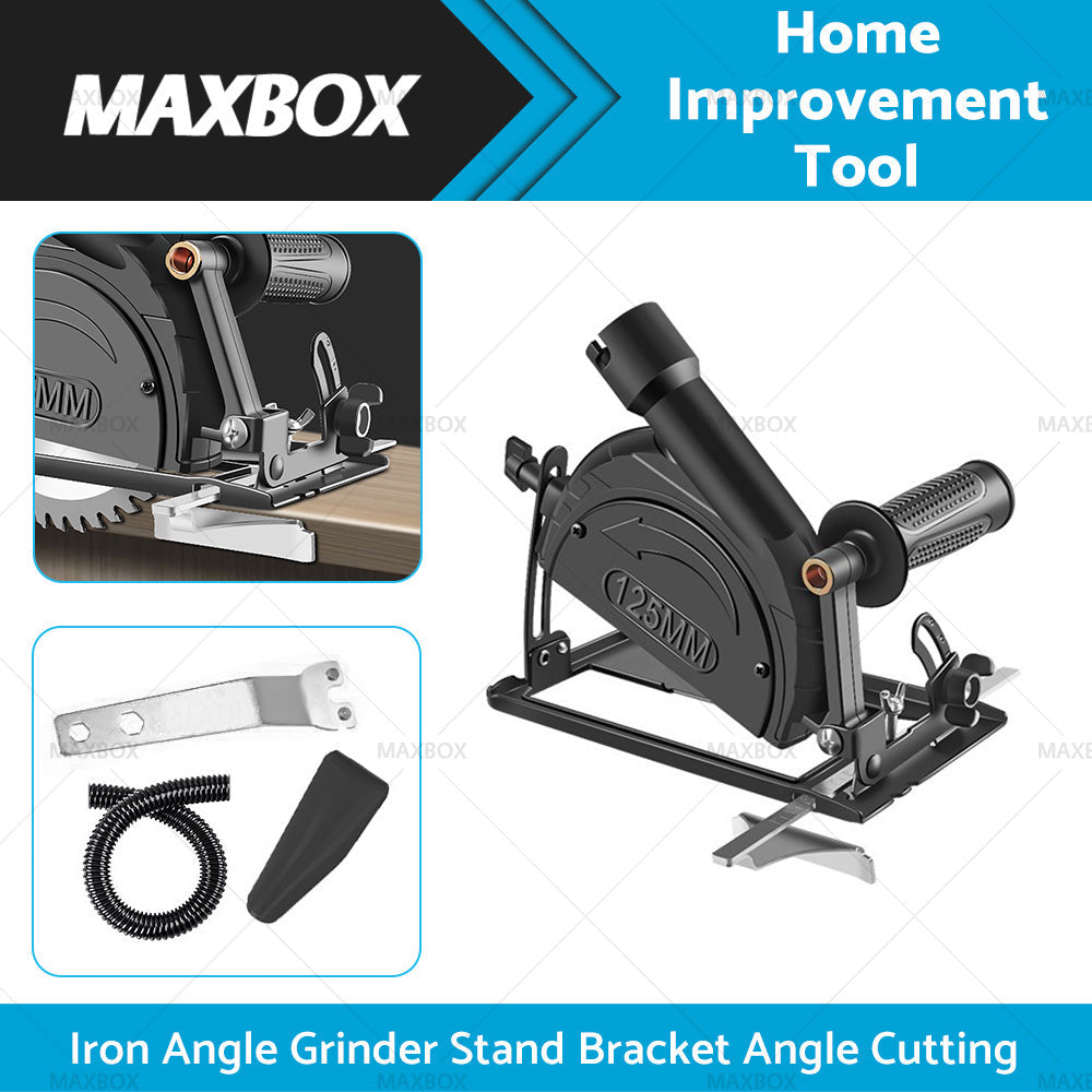 Iron Angle Grinder Stand Bracket Angle Cutting for 100-125mm Angle Grinder