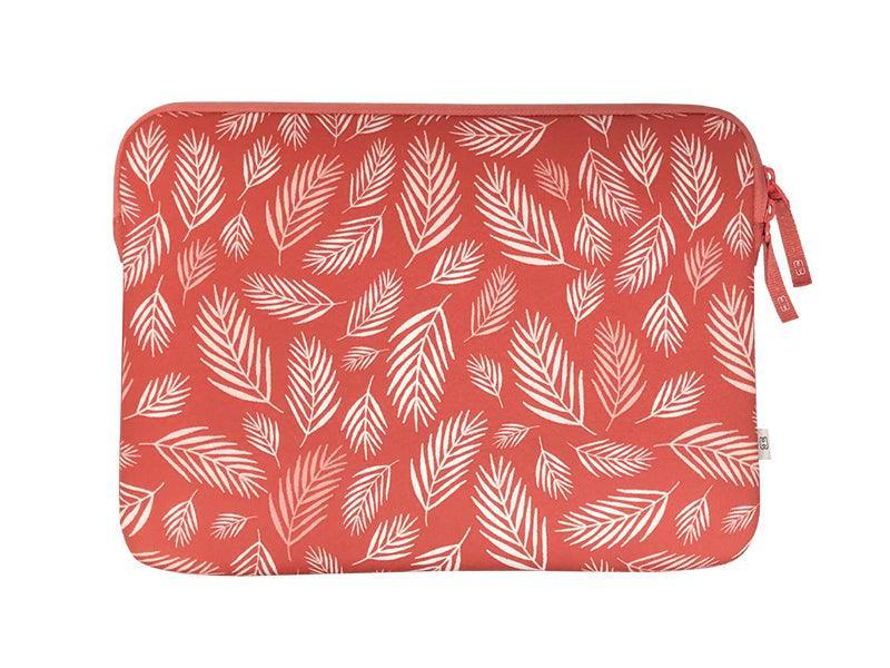 Housse pour MacBook Pro 14" - Pattern ²Life Botanic Rouge