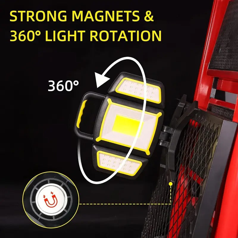 NNETM Magnetic Portable LED Work Light Rechargeable
