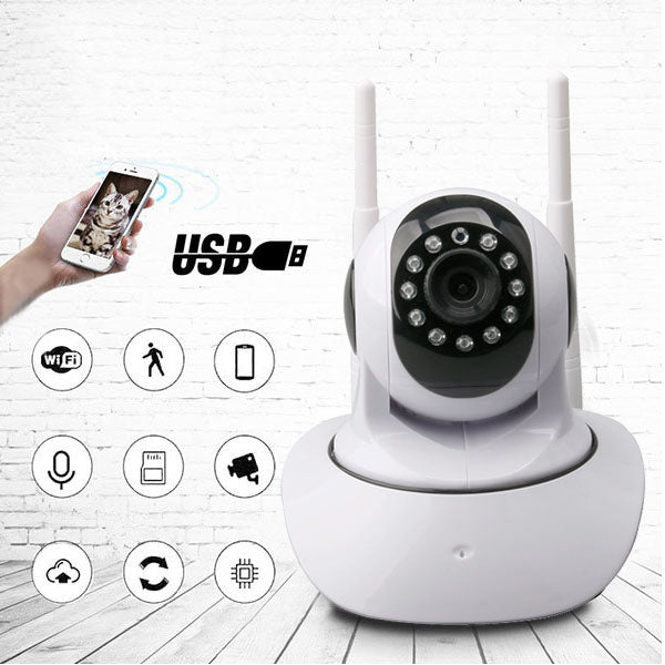 Camera de supraveghere Wireless reglabila P2P cu 2 antene