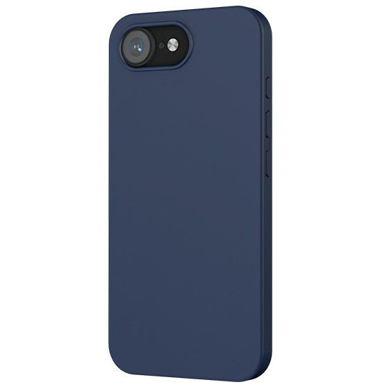 Coque silicone MagSafe iPhone 16e - Bleu