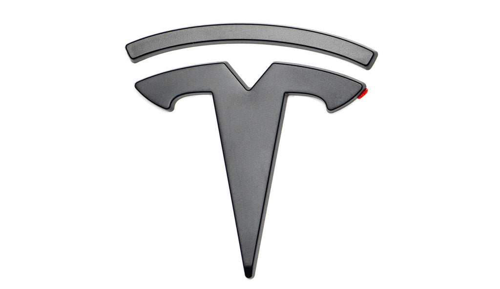 Logo Emblem in Schwarz für das Tesla Model 3 Highland